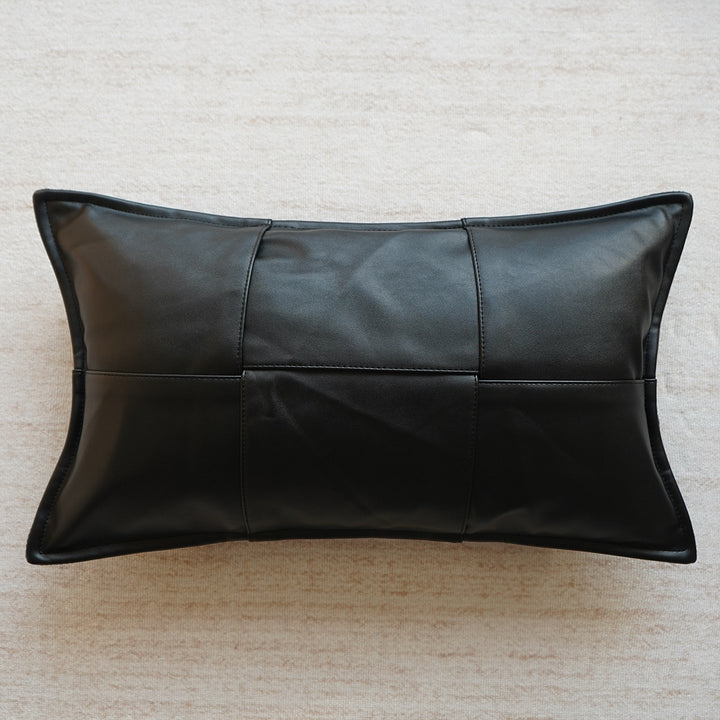 Luxurious decorative cushion made of faux fur