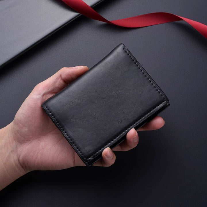 Premium Leather Business Card Holder Stornfield