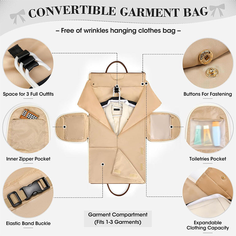 Elegant Travel Bag with Separate Suit Compartment Stornfield