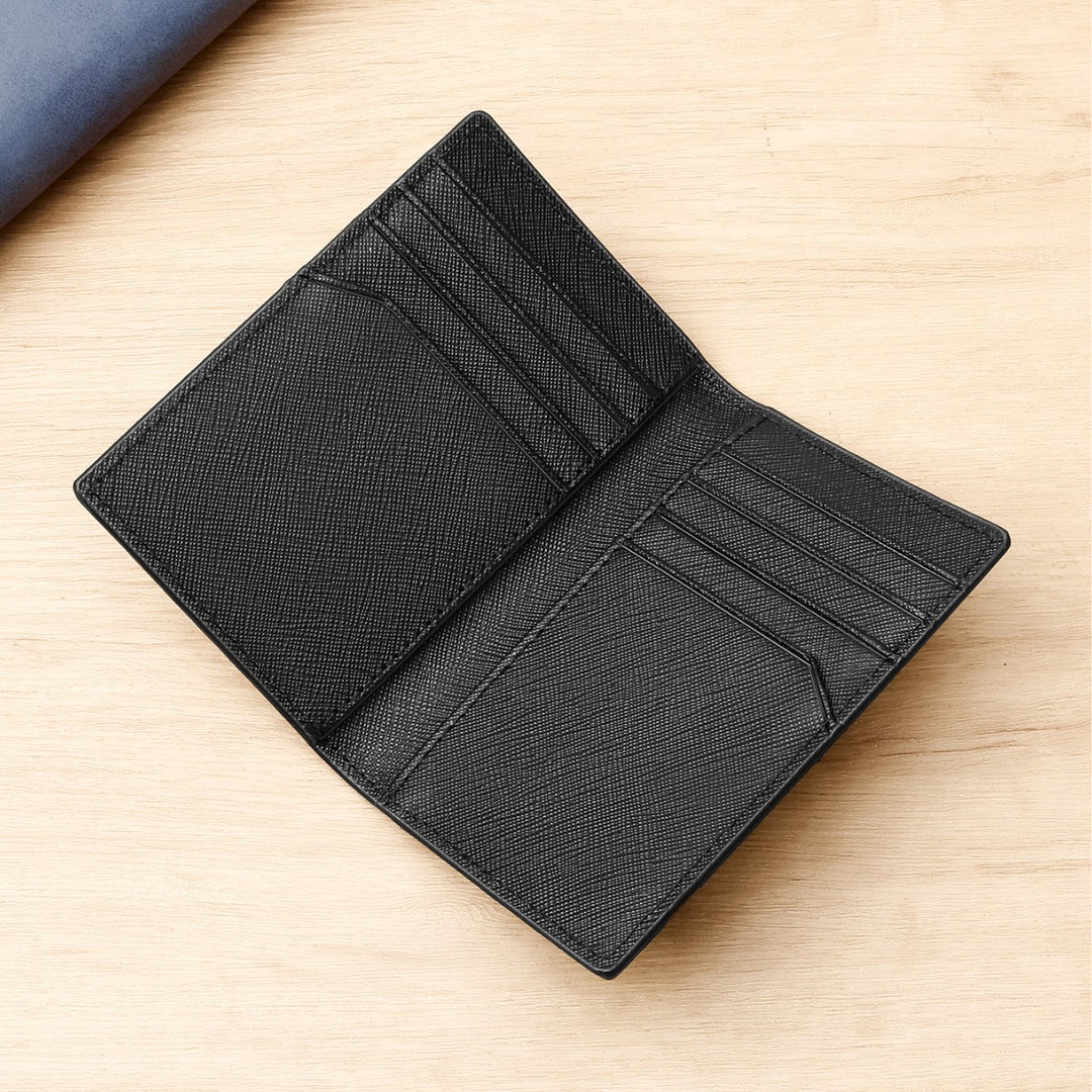Sleek Leather Business Card Holder Stornfield