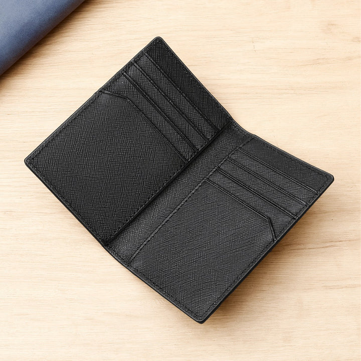 Sleek Leather Business Card Holder Stornfield