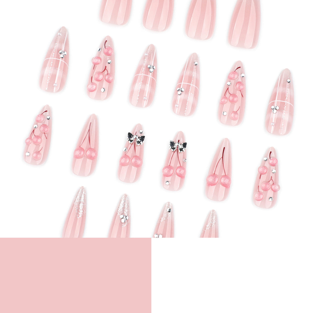 Designer Artificial Nails with sparkling embellishments Stornfield