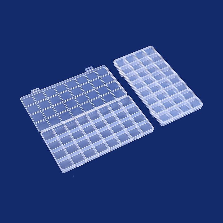 Multi-Divisional Transparent Craft Storage Box Stornfield