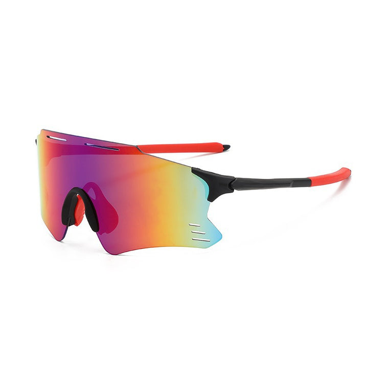 Unisex nan sporty sunglasses with a single-piece visor polarized lenses non-slip nose pad Stornfield