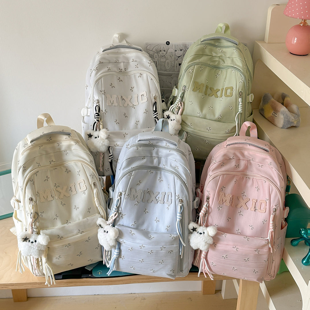 Floral Appliqué Stylish Backpack Stornfield