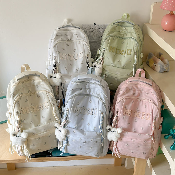 Floral Appliqué Stylish Backpack Stornfield