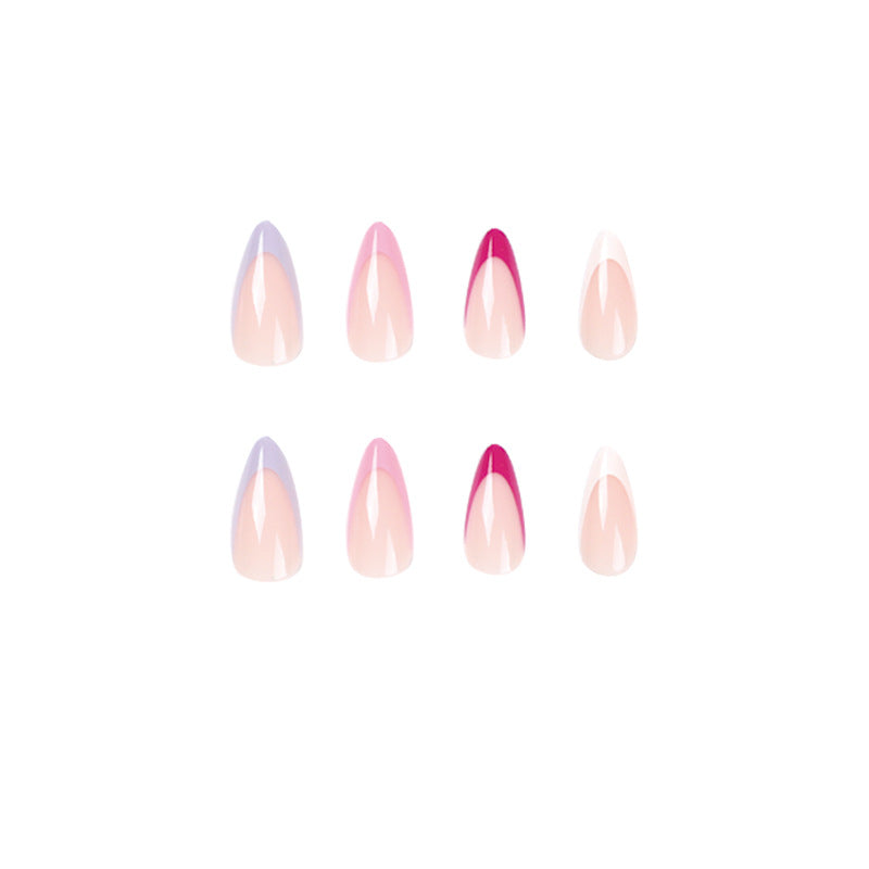 Artful Nail Tips with Creative Gradient Color Stornfield