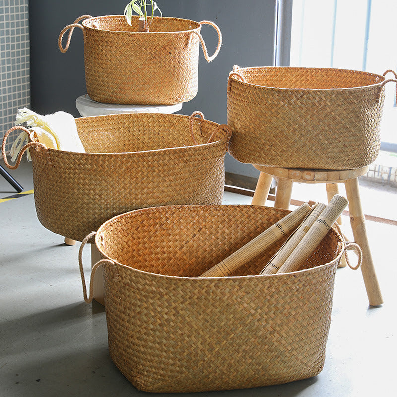 Large Handwoven Storage Basket Stornfield