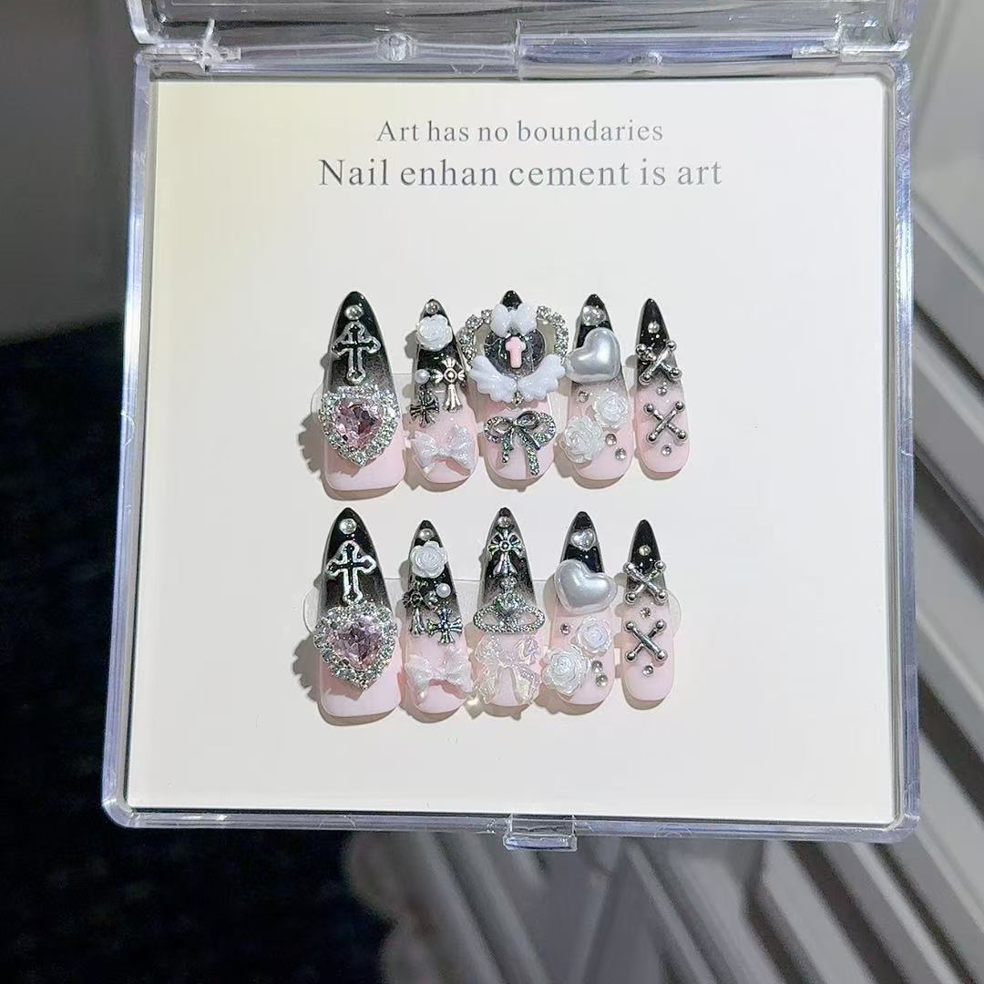 Ornate Gothic Nail Decoration Set