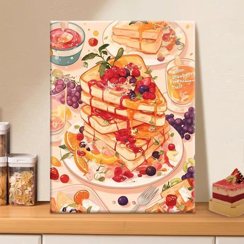 Gourmet Dessert-Themed Wall Art Stornfield