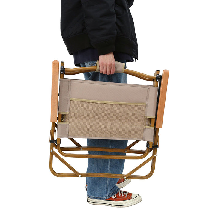 Folding chair with ergonomic design and sturdy frame Stornfield
