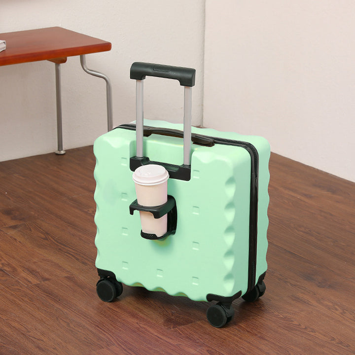Innovative Beverage Holder Rolling Luggage Stornfield