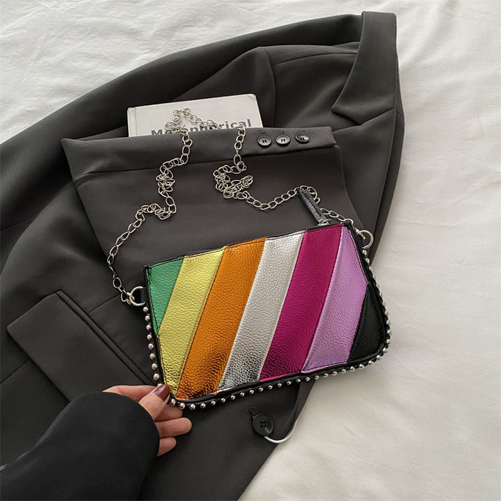 Colorful Metallic Chic Crossbody Bag Stornfield