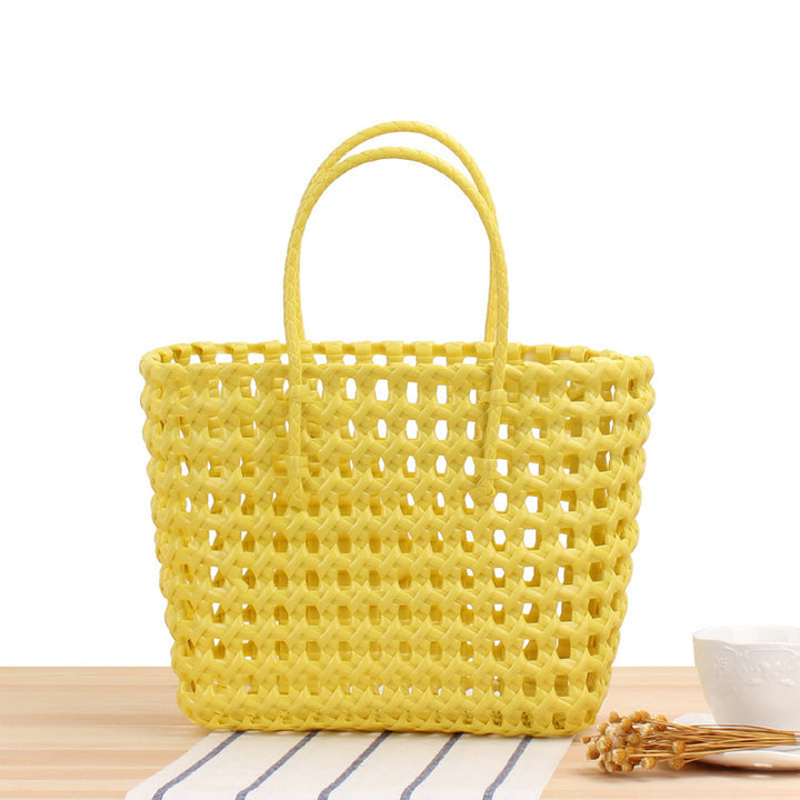 Flexible Tote Bag Made of Handcrafted Woven Material Stornfield