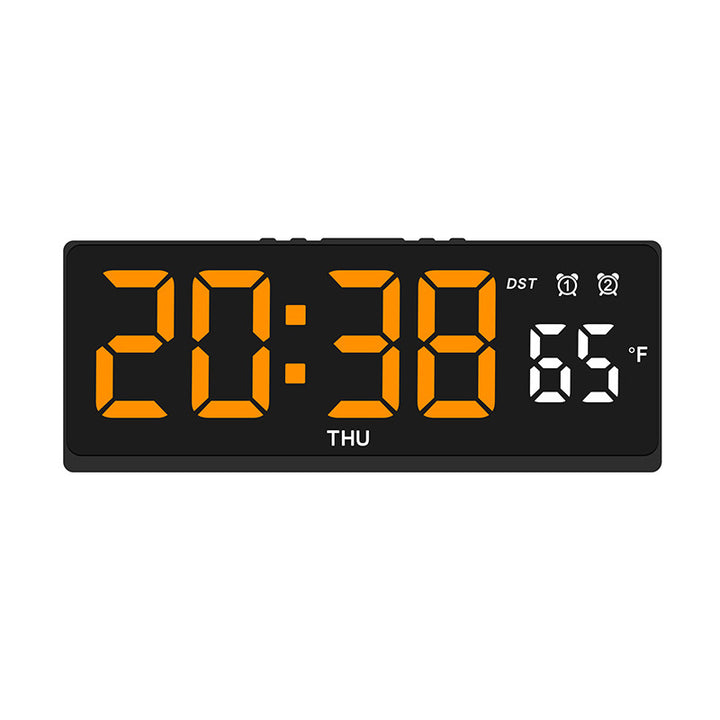 Digital alarm clock with large LED display and weather forecast Stornfield