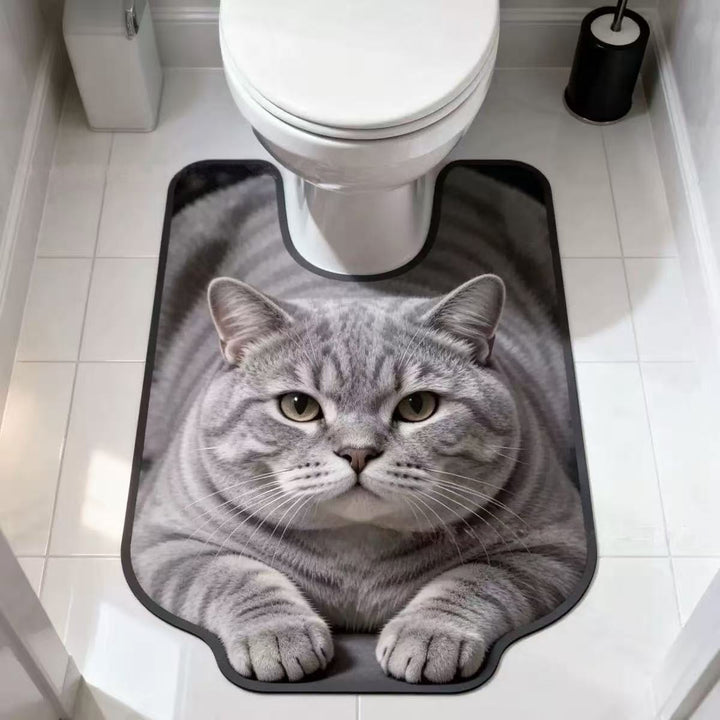 Poolbear Theme Decorative Bath Mat