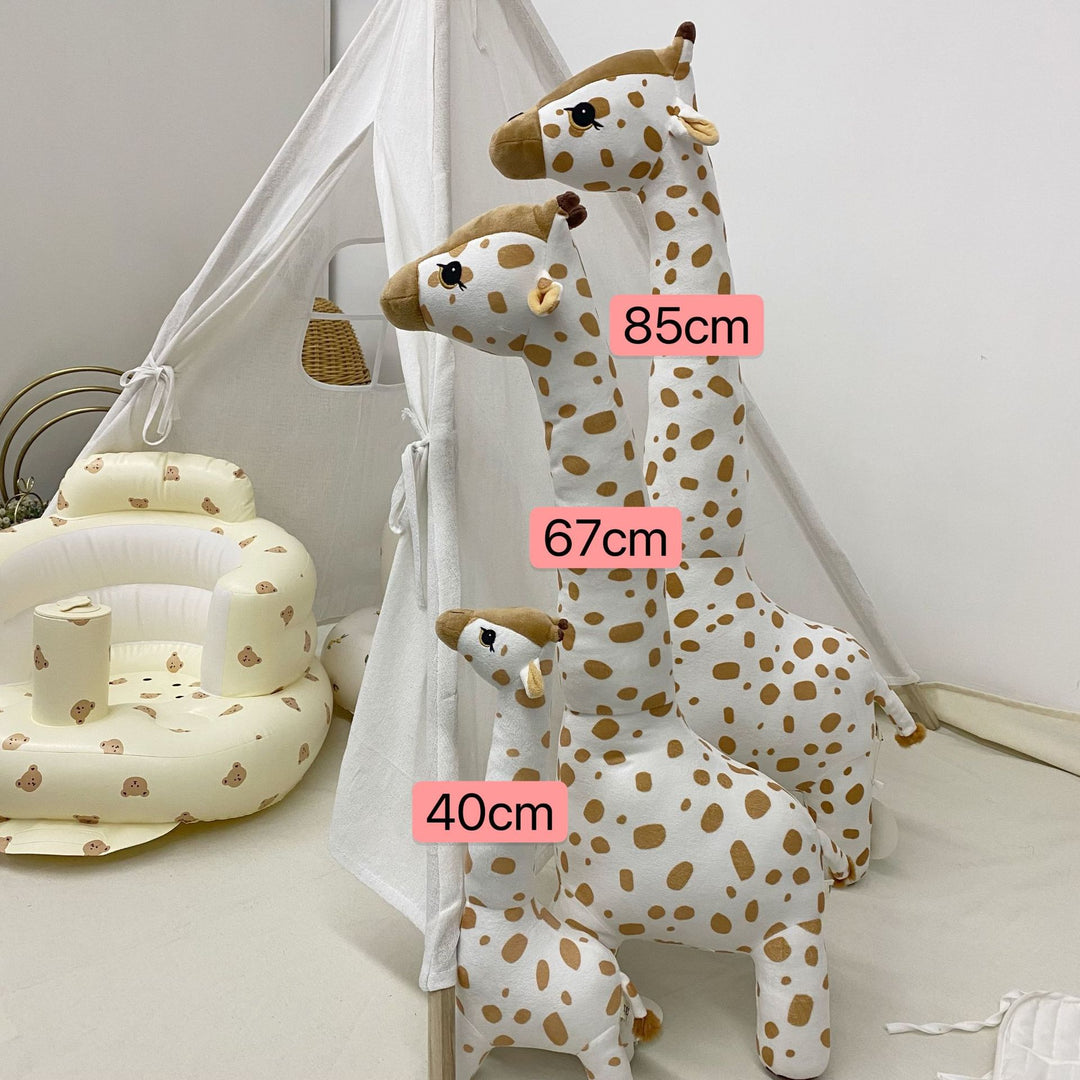 Handmade Linen Bunny Doll with Checked Cotton Dress