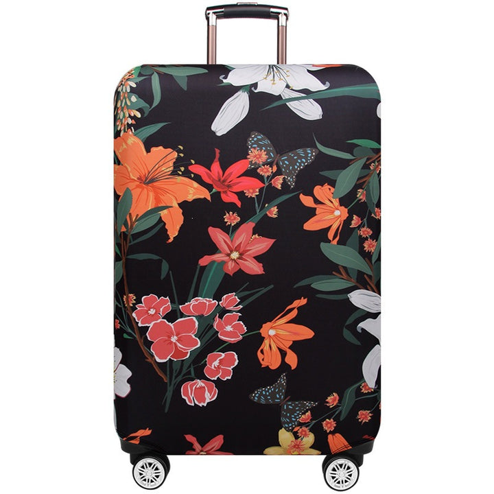 Ladies hard shell suitcase with elegant pattern print Stornfield