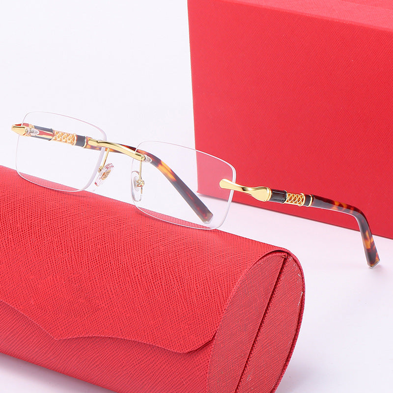 Women's elegant square sunglasses with luxury metal frame Stornfield