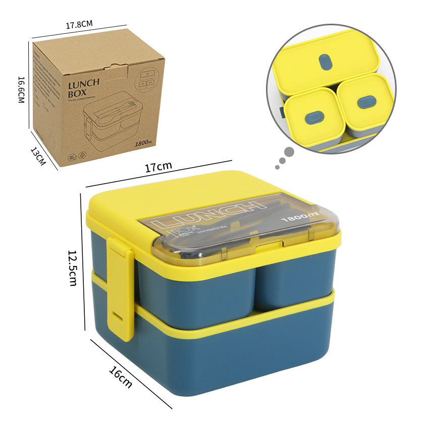Portable Lunch Box with Cutlery