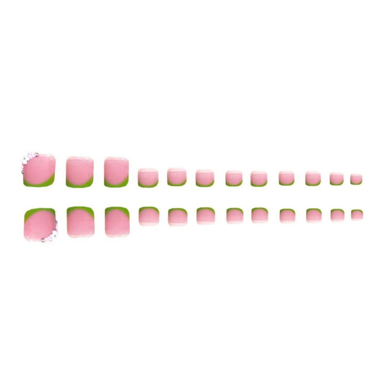Floral-Embellished Press-On Nail Art Set Stornfield