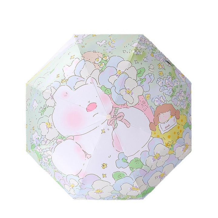 Women's Designer Umbrella with Playful Floral Pattern Stornfield