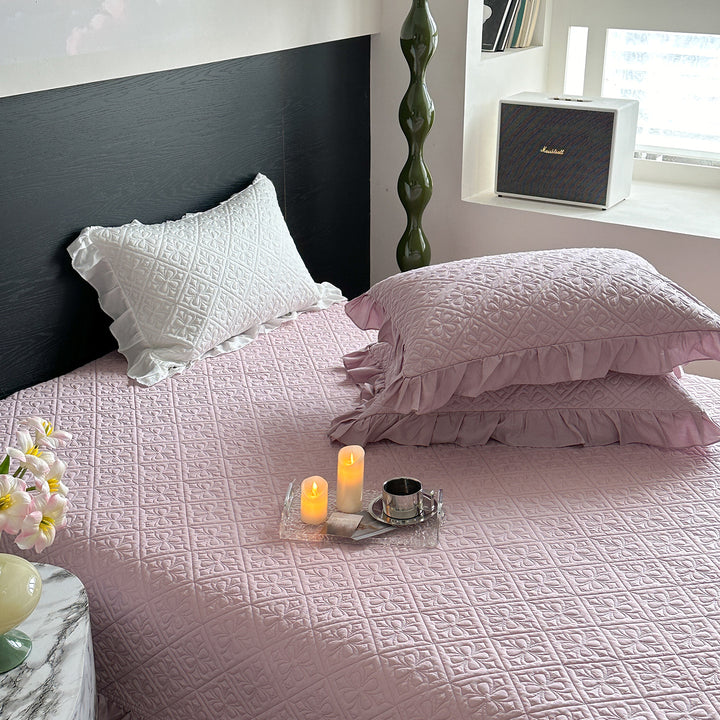 Quilted Cotton Bedspread Set