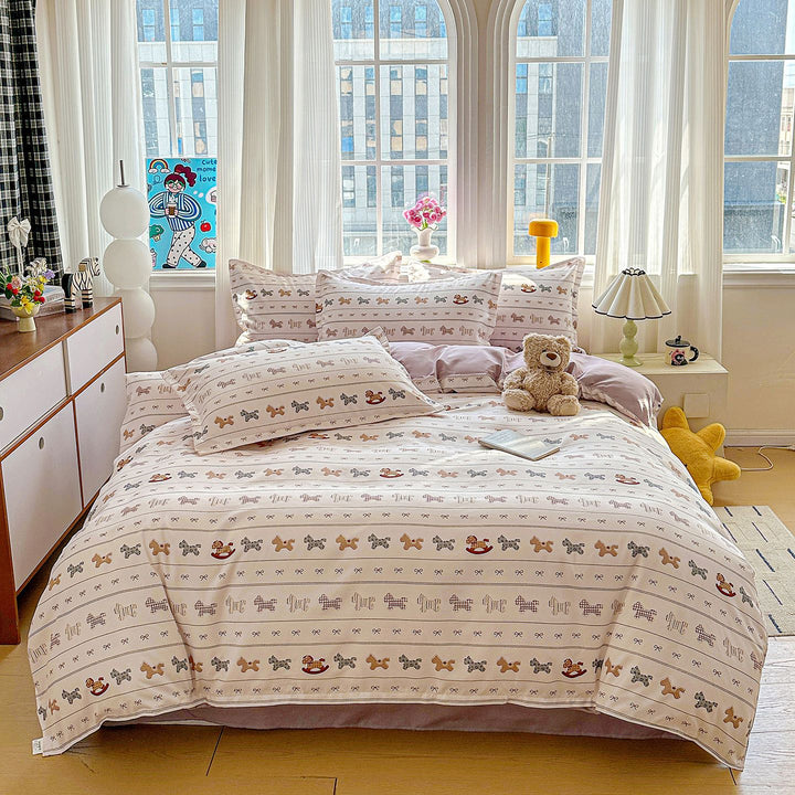 Geometric Print Bedding Set