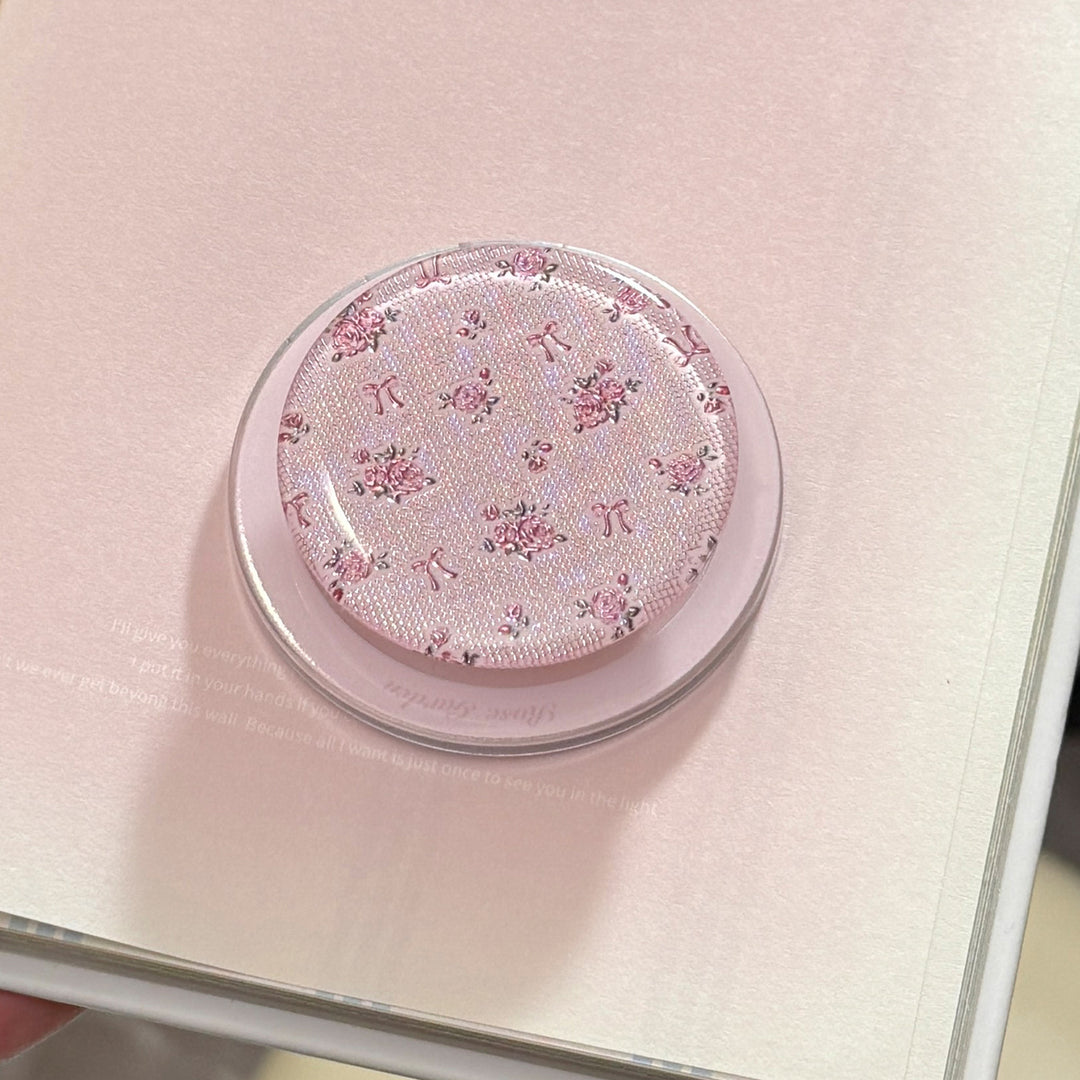 Hand mirror with floral design Stornfield