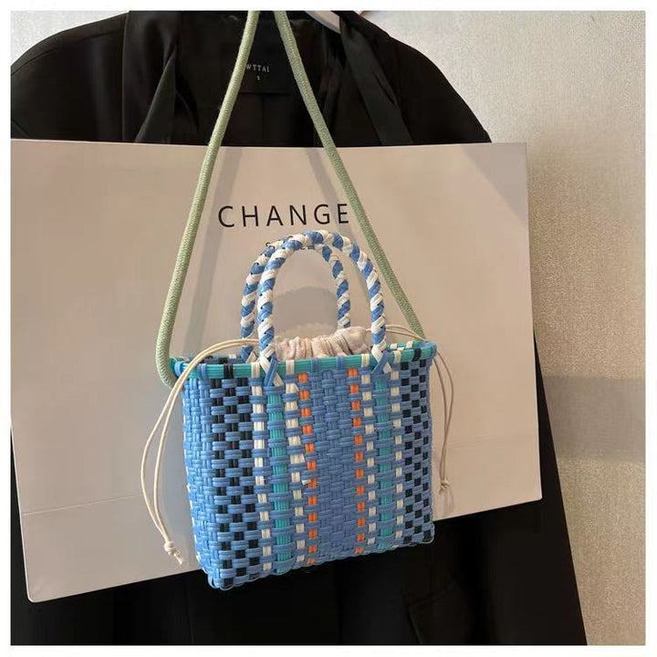 Playful handbag made of braided materials Stornfield