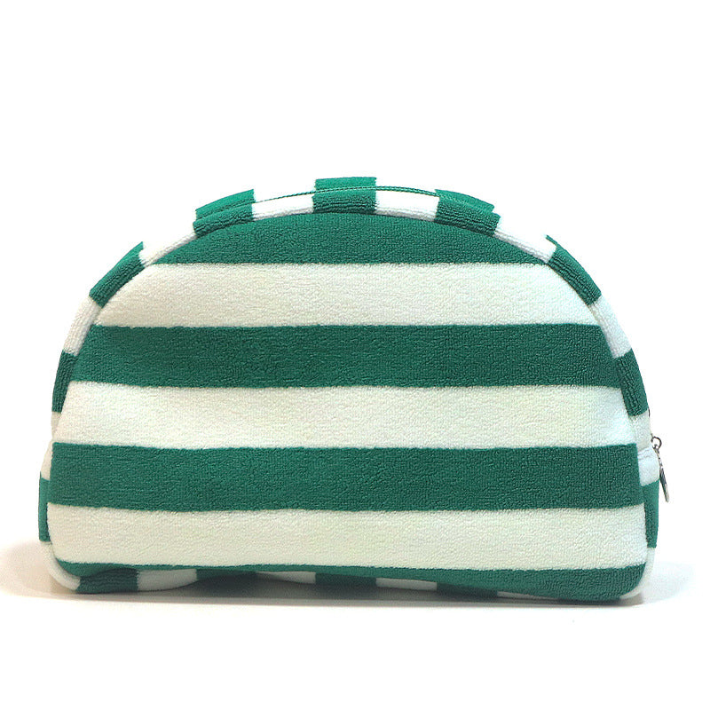 Stylish Striped Makeup Bag