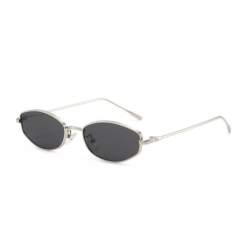 Ladies' fashionable sunglasses in minimalist oval design Stornfield