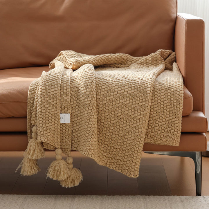Textured Weave Throw Blanket