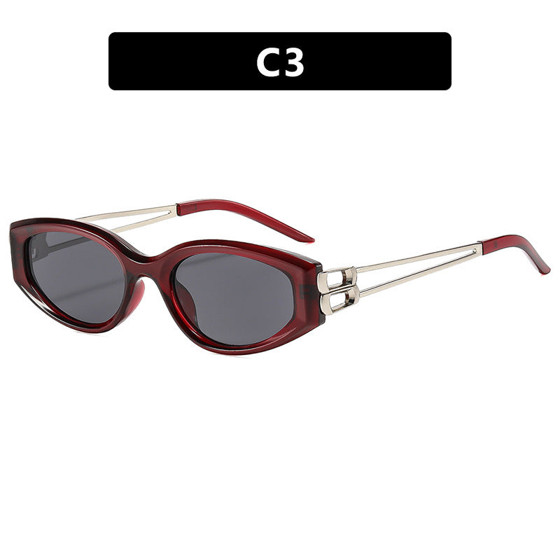 Women's Cat-Eye Sunglasses with distinctive plastic frame and stylish accents Stornfield