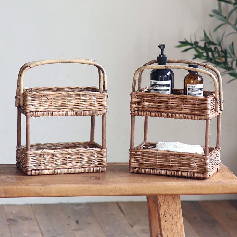 Practical storage basket with handle Stornfield
