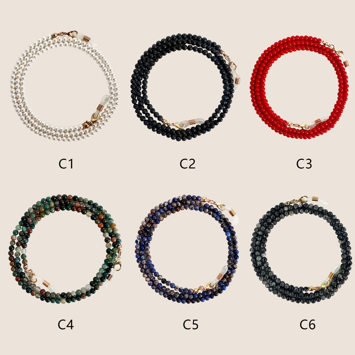 Beaded Stone Necklace Stornfield