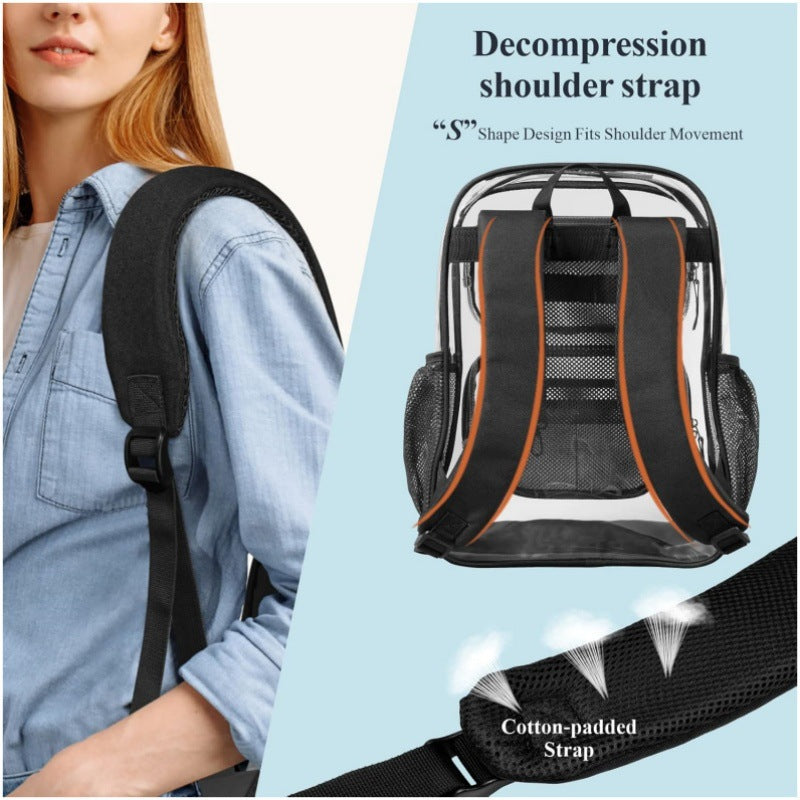 Transparent school backpack Stornfield