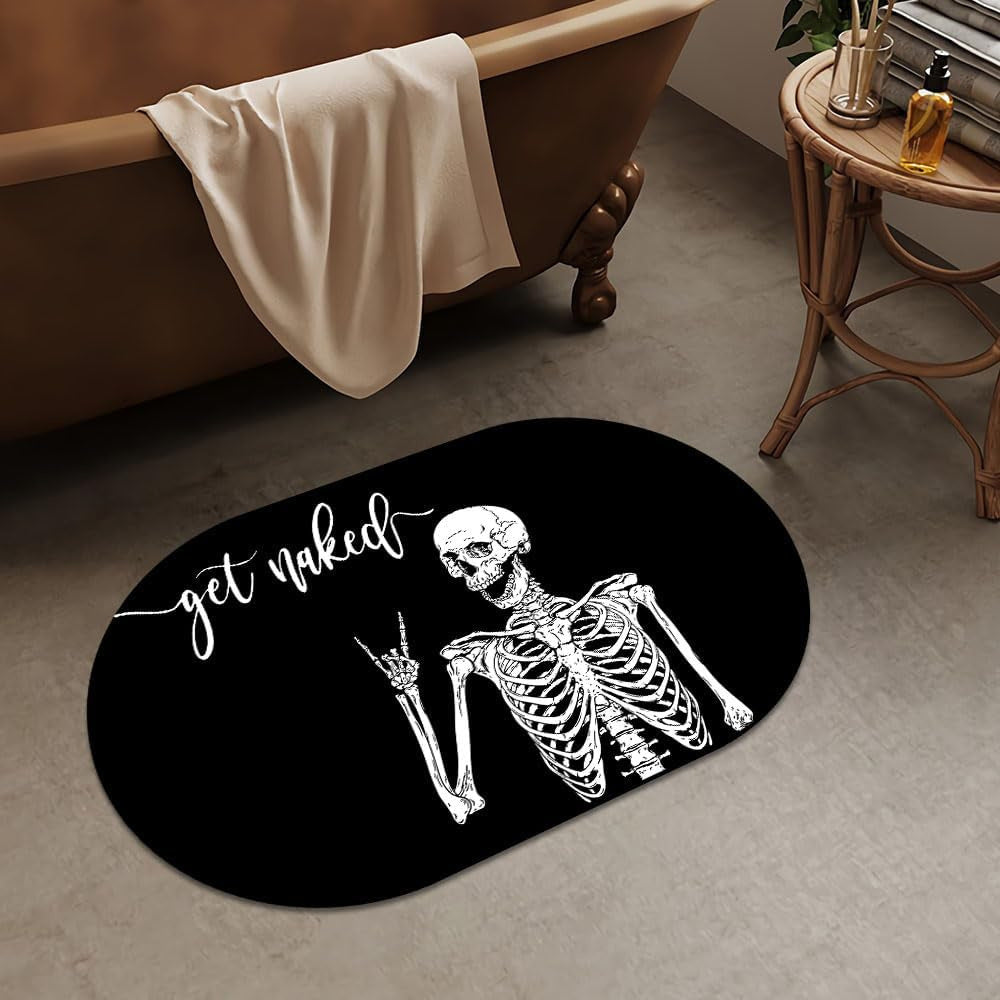 Luxurious Abstract Marble Design Bath Mat