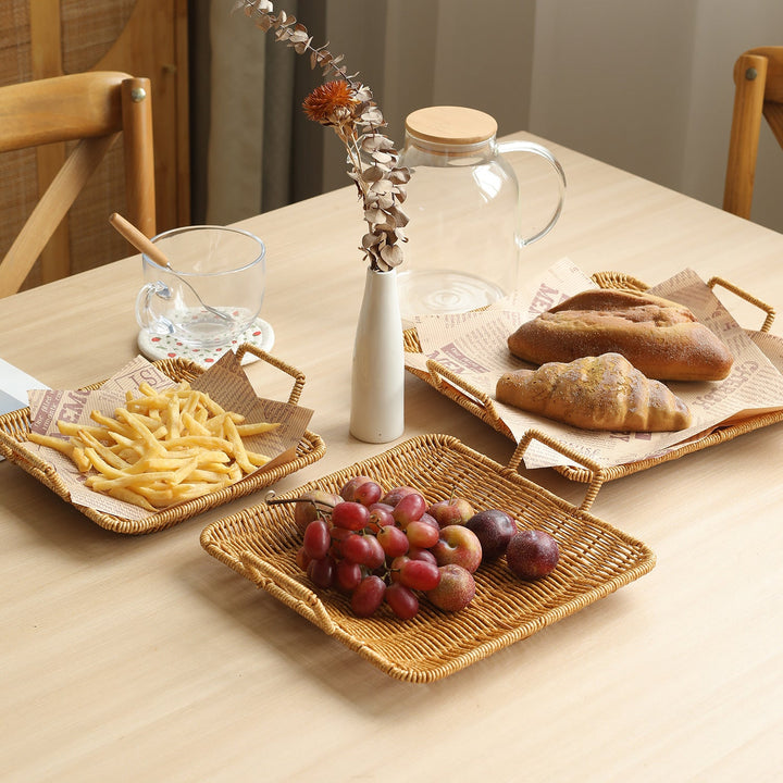 Home Decorative Woven Serving Tray Stornfield