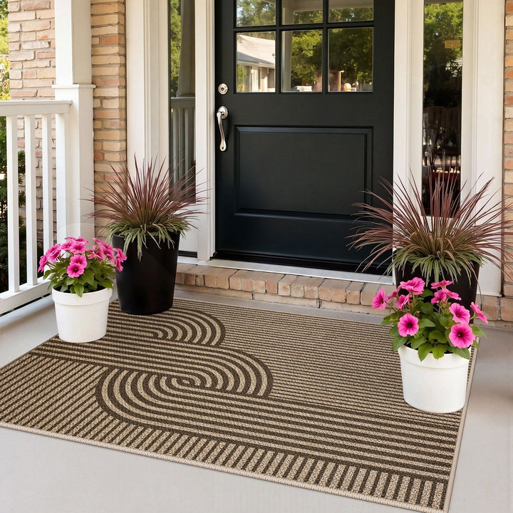 Intricate Floral Design Runner Mat