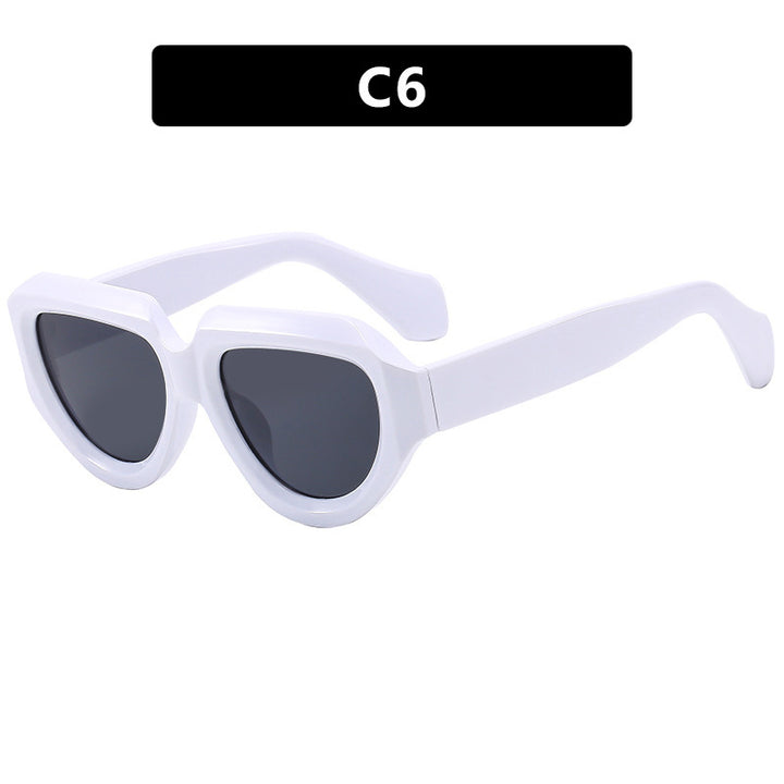 Women's fashionable sunglasses with unique, angular frame Stornfield
