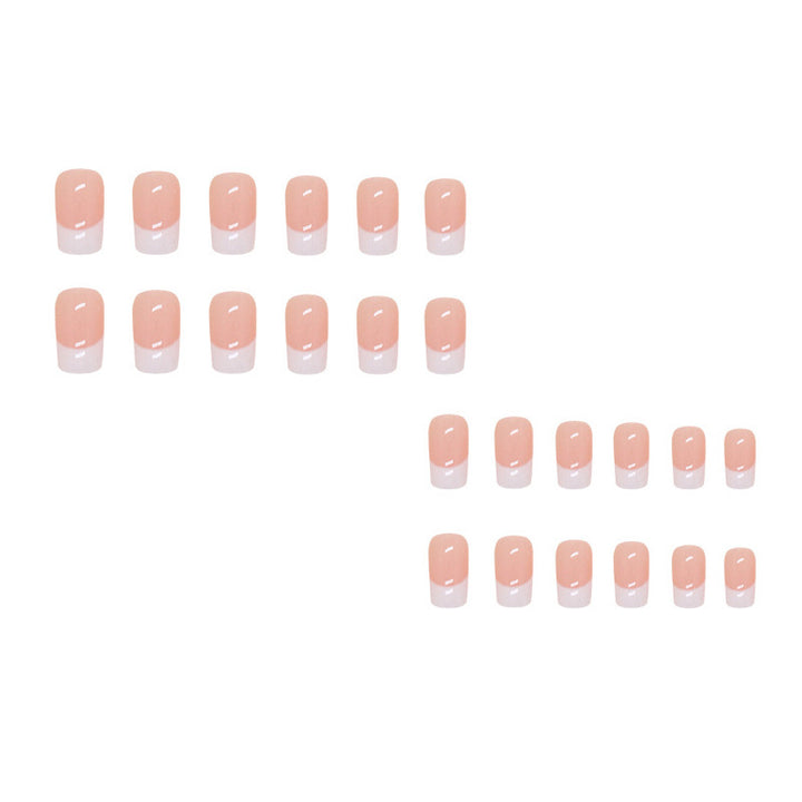 Elegant French Tip Press-On Nail Enhancements Stornfield