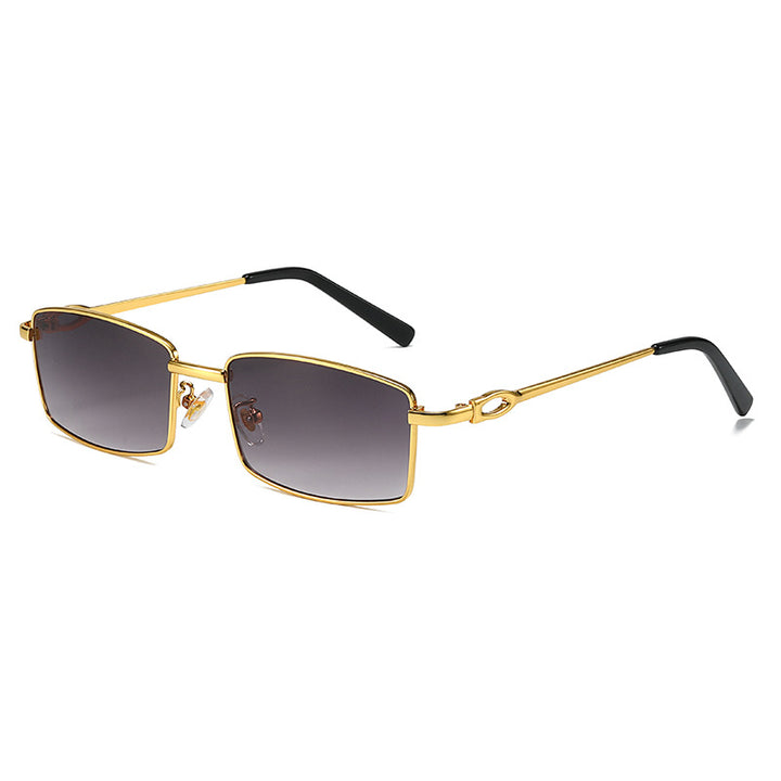 Women's elegant half-frame glasses with fine metal frame Stornfield