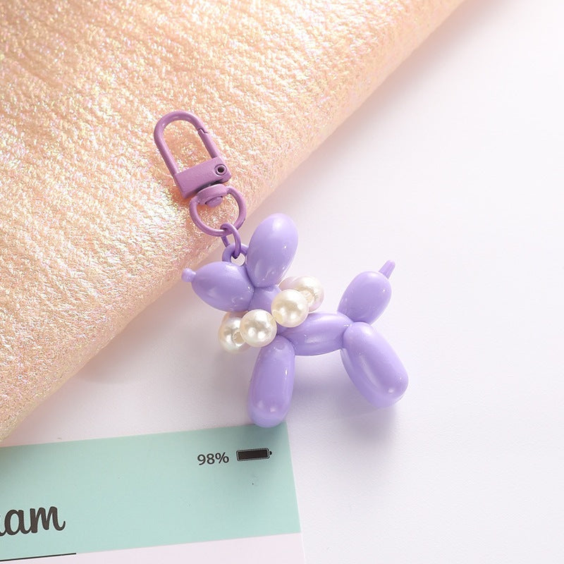 Playful keychain with balloon dog and beads Stornfield