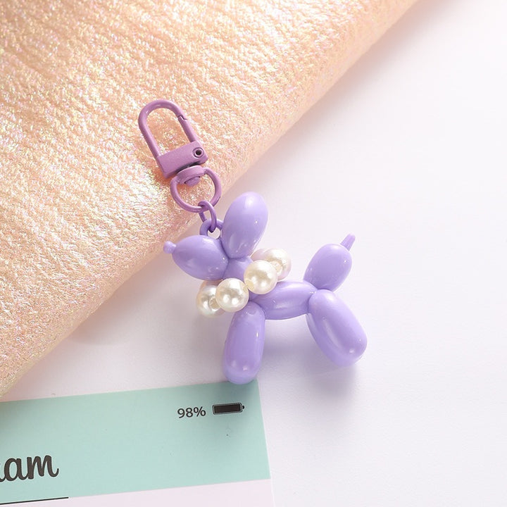 Playful keychain with balloon dog and beads Stornfield