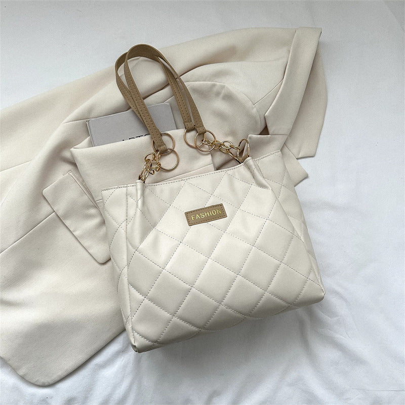 Elegant Quilted Tote Bag Stornfield