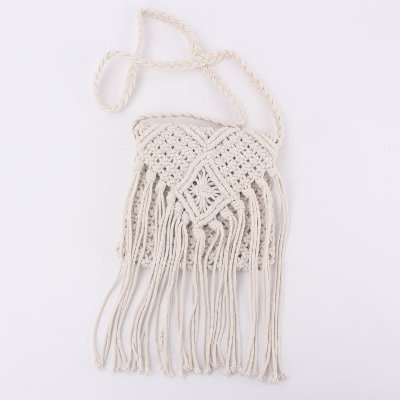 Hand-knotted fringe bag Stornfield