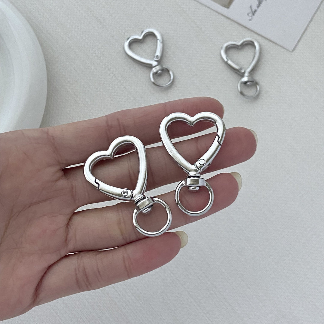Heart-Shaped Clip Hook Keychain Stornfield
