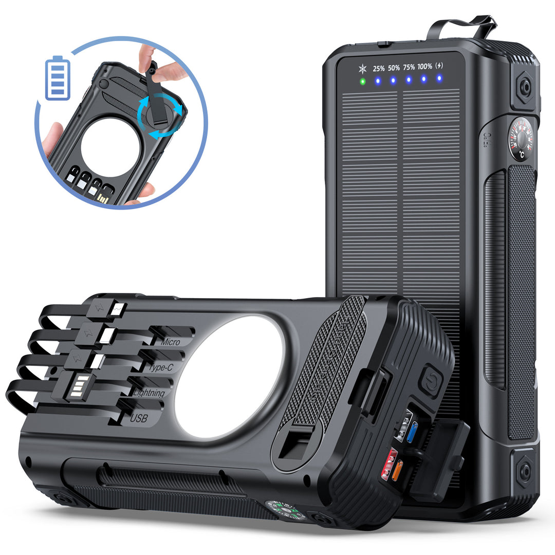 Multifunctional Solar Powerbank with LED Display Stornfield