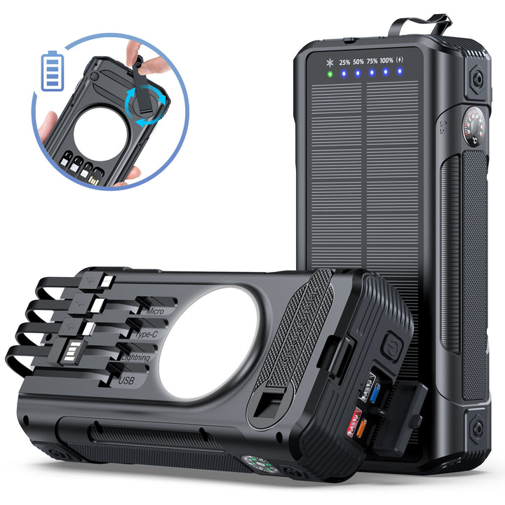 Multifunctional Solar Powerbank with LED Display Stornfield